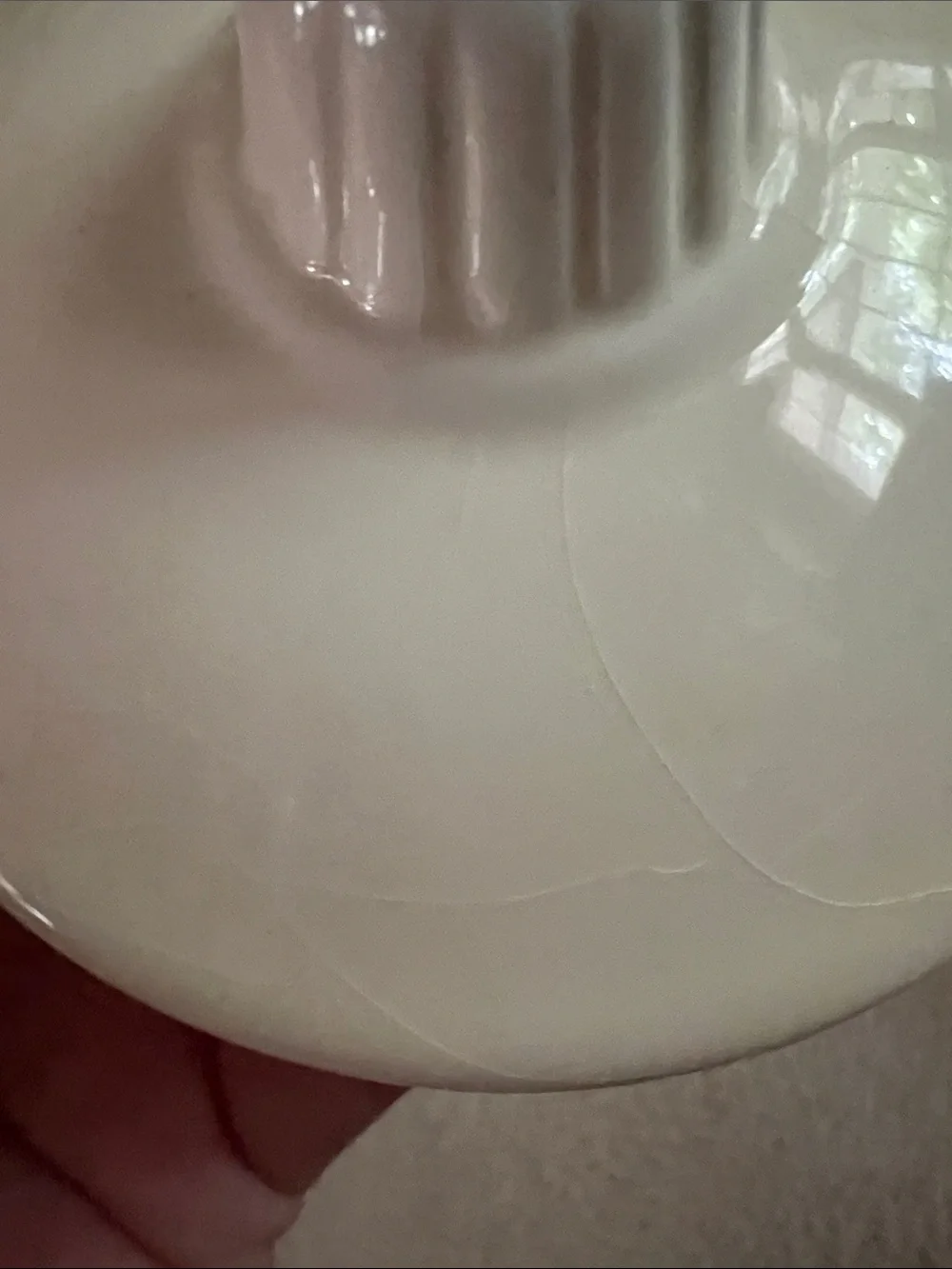 Hallmark White Ceramic Candle Jar with Cinnamon Scent- NWT